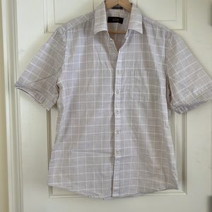3/$15 100 % COTTON TASSO ELBA MENS CASUAL BUTTON DOWN SHIRT